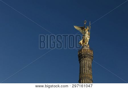 Berlin, Germany, 9th August 2017, Siegessaule Victory Column