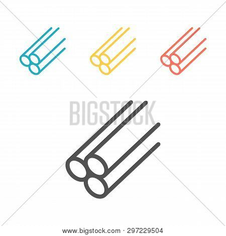 Pipe Line Icon. Vector Signs For Web Graphics.