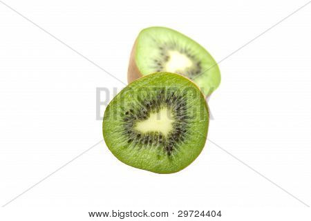 Kiwis isolado no fundo branco