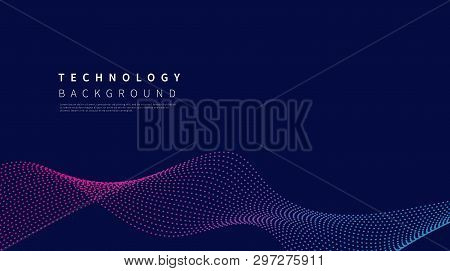 Abstract Technology Background. Modern Design. Vector Illustration.
