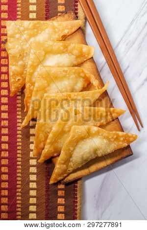 Korean Fried Mandu Dumplings