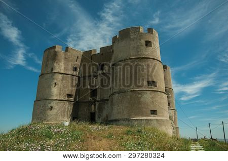 Castle Made In The Middle Age And Enlarged After Later Centuries In The Manueline Style At Evoramont