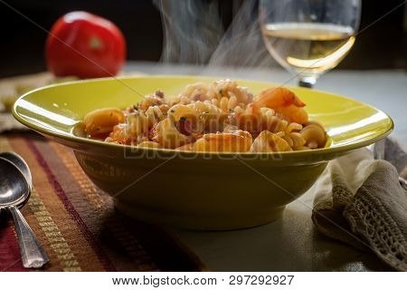 Radiatori Pasta Sherry Sauce