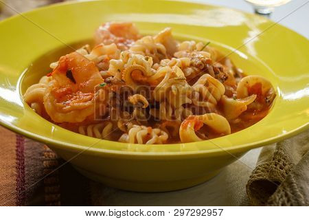 Radiatori Pasta Sherry Sauce