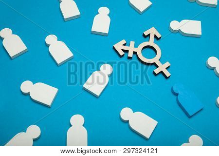 Gender Identity Concept, Sex Reassignment, Lgbt. Bisexual, Transgender.