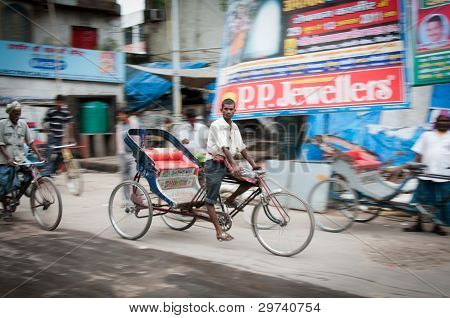 Delhi giovani risciò