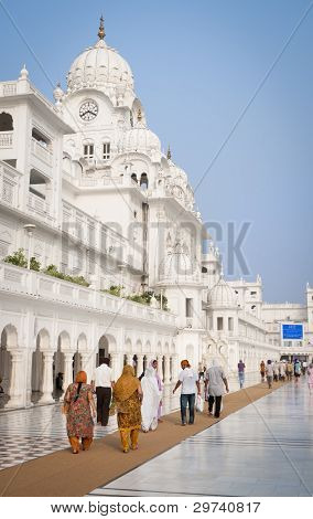 Harmandir Sahib kompleks, Amritsar, Indien