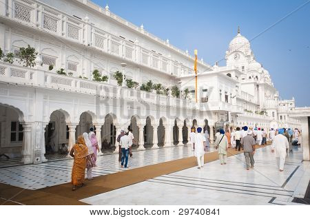 Harmandir Sahib kompleks, Amritsar, Indien