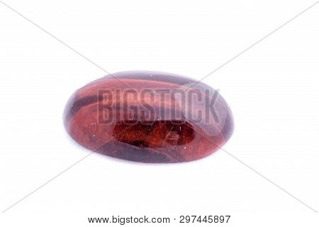 Macro Gem Red Tiger Eye Close Up