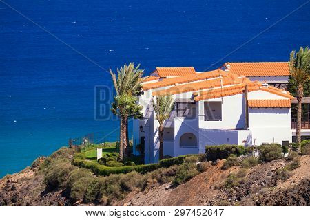 View On Butihondo Close To Costa Calma On The Canary Island Fuerteventura, Spain.