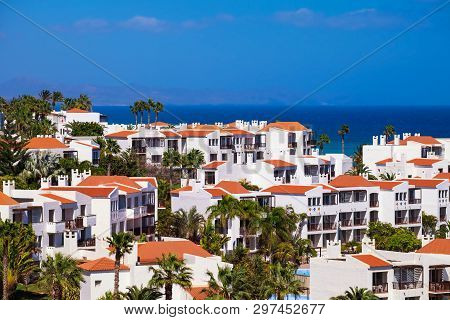 View On Butihondo Close To Costa Calma On The Canary Island Fuerteventura, Spain.