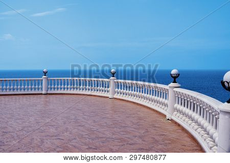 Sea Look Sea Terrace Balcony Empthy Blue