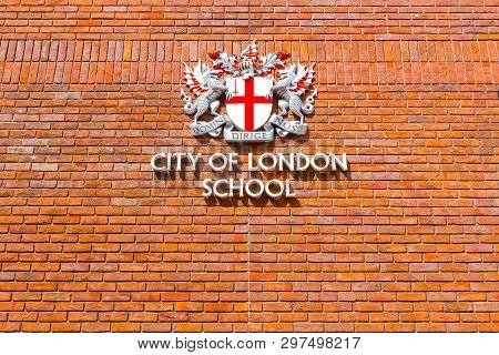 London, Uk - May 23 2018: The City Of London School Is An Independent Day School For Boys In The Cit