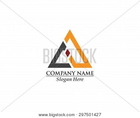 Initial, Ua, Uia Ud, Lia Linked Design Concept Triangle Sign