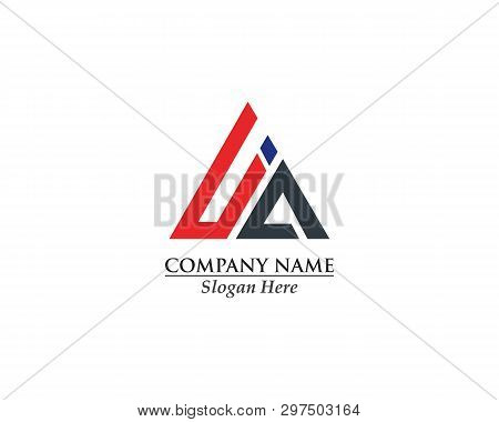 Initial, Ua, Uia Ud, Lia Linked Design Concept Triangle Sign