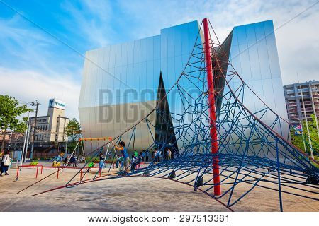 Tokyo, Japan - April 25, 2018: The Sumida Hokusai Museum Dedicated To Ukiyo-e Artist Katsushika Hoku
