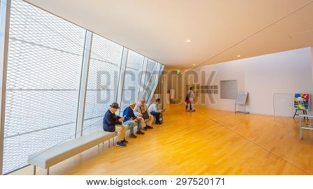 Tokyo, Japan - April 25, 2018: The Sumida Hokusai Museum Dedicated To Ukiyo-e Artist Katsushika Hoku