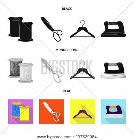 Vector Illustration Of Craft And Handcraft Logo. Collection Of Craft And Industry Vector Icon For St