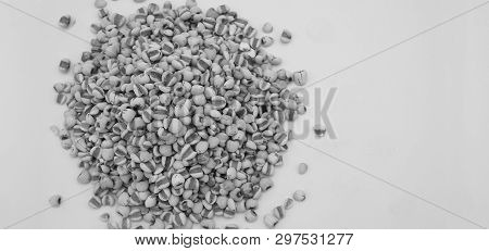 Job's Tears, Also Known As Adlay And Coix On White Background. Popular In Asian Cultures As A Food S