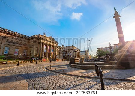 Liverpool, Uk - May 17 2018: Walker Art Gallery At William Brown Street In Liverpool City Centre, On
