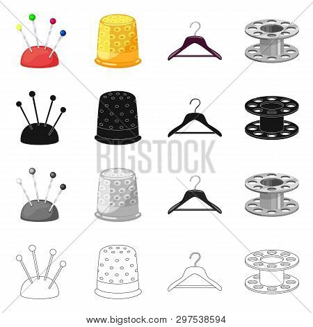 Vector Illustration Of Craft And Handcraft Sign. Collection Of Craft And Industry Stock Symbol For W