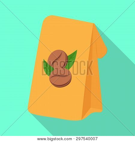 Vector Illustration Of Coffee And Package Logo. Collection Of Coffee And Pack Stock Vector Illustrat