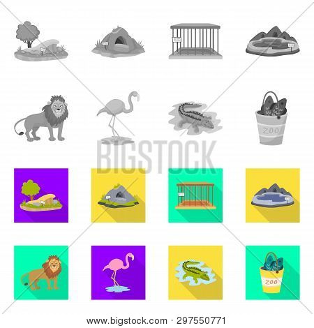 Vector Illustration Of Nature  And Fun  Sign. Set Of Nature  And Entertainment Stock Vector Illustra