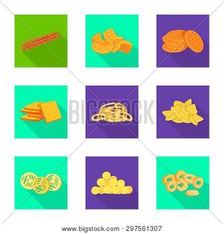 Vector Illustration Of Oktoberfest And Bar Symbol. Set Of Oktoberfest And Cooking Vector Icon For St