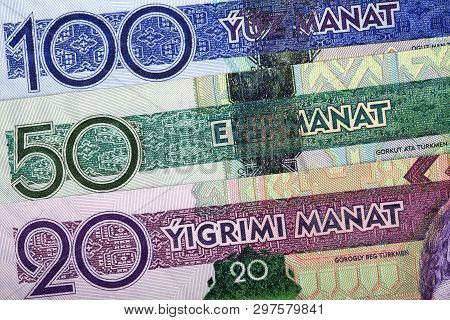 Turkmenistan Manat, A Business Bacground With Money