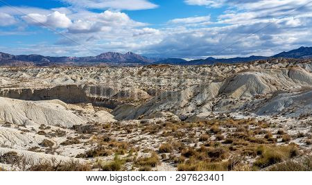 The Badlands Of Abanilla And Mahoya Near Murcia In Spain