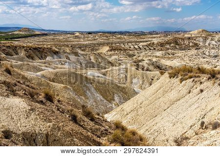The Badlands Of Abanilla And Mahoya Near Murcia In Spain