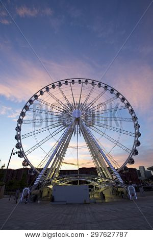 Wheel Of Liverpool On Keel Wharf, Liverpool, Merseyside, Uk Operated By Freij Wheels - 11th June 201