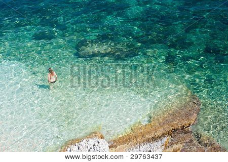 Badende, Agia Efimia Meer kefalonia