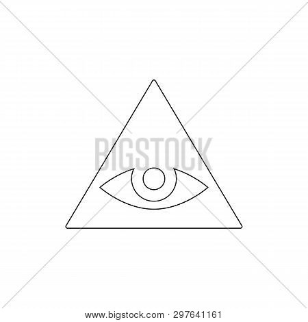 Religion Symbol, Caodaism Outline Icon. Element Of Religion Symbol Illustration. Signs And Symbols I