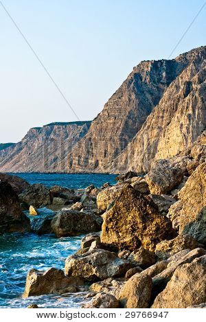 Rocce nel mare