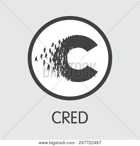 Lba - Cred. The Icon Of Coin Or Market Emblem.