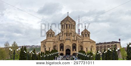 St. Gregory The Illuminator Cathedral In Yerevan,armenia.