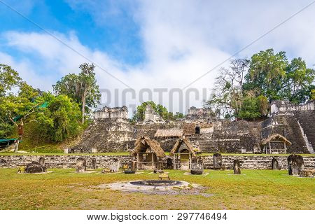 At The Grand Place Of Tikal Natinal Park In Guatemala