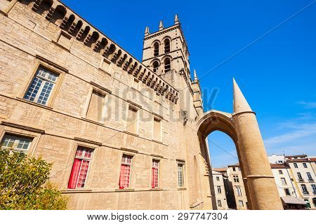 Montpellier Cathedral Or Saint Pierre Cathedral Is A Roman Catholic Church Located In Montpellier Ci
