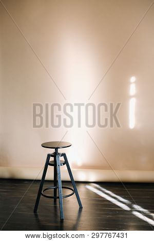Chair Isolated On Light Background. Series Of Furniture.