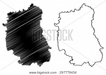 Lublin Voivodeship (administrative Divisions Of Poland, Voivodeships Of Poland) Map Vector Illustrat