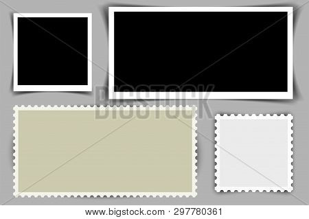 Photo Frame, Vintage Photo. Templates For Photo, Frame Vector