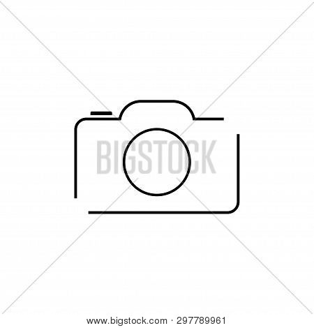 Camera - Vector Icon In Outline Design. Camera Icon