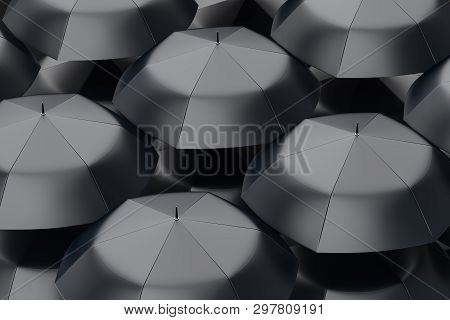 3D Rendering, The Umbrella With White Background