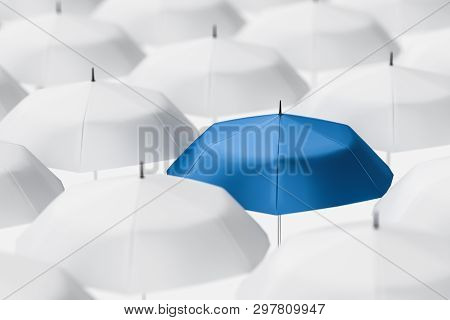 3D Rendering, The Umbrella With White Background