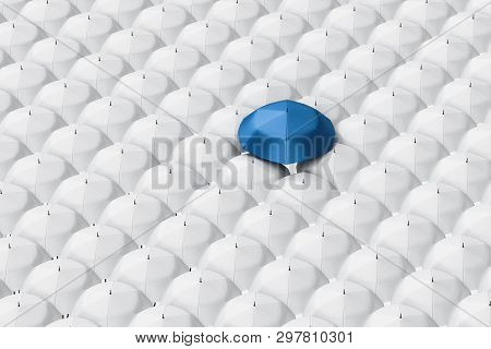 3D Rendering, The Umbrella With White Background