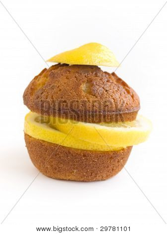 Muffin mit Zitrone