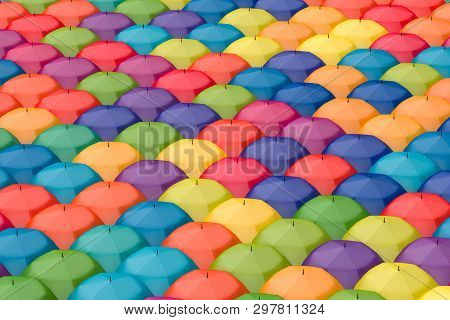 3D Rendering, The Umbrella With White Background
