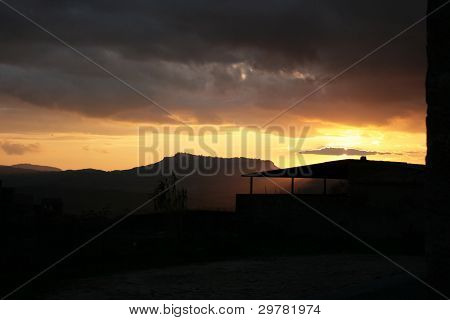 Enna e Calascibetta Skyline