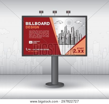 Billboard Banner Vector Photo Free Trial Bigstock